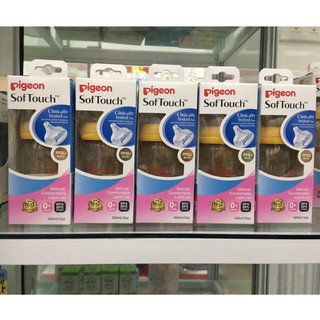 Bình sữa Pigeon nhập khẩu SofTouch 160ml/240ml