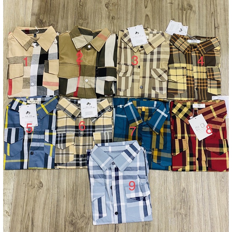 Áo sơ mi kẻ 2 túi hộp | BigBuy360 - bigbuy360.vn