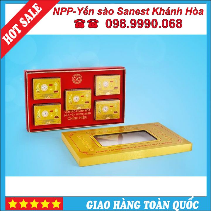 yến Tinh chế sanest hộp quà tặng 3Gr*5 Hộp.