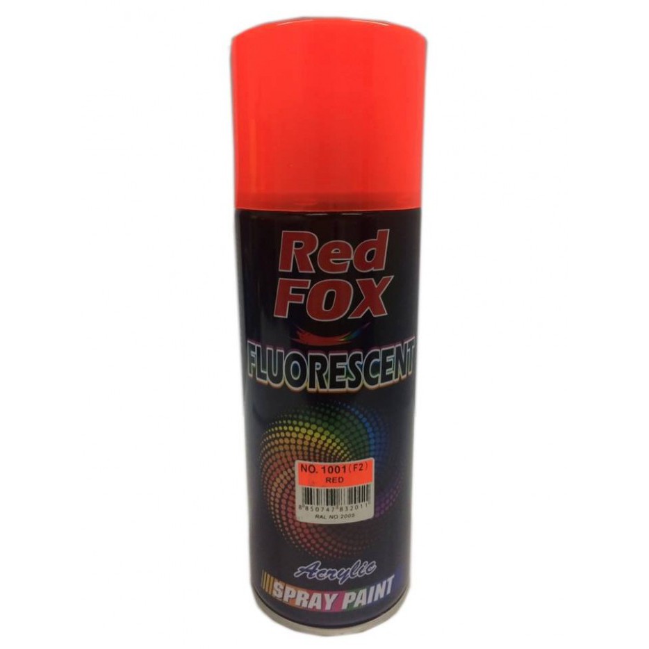 Sơn xịt huỳnh quang Red Fox (màu sắc tươi sáng)