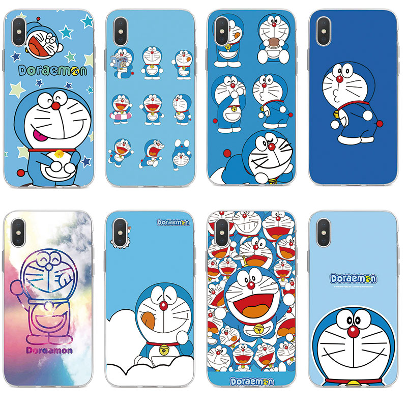 Ốp Lưng Tpu Mềm In Hình Doraemon Cho Iphone X 6 6s 6plus 6s Plus 7 7plus 8 8plus 5 5s Se