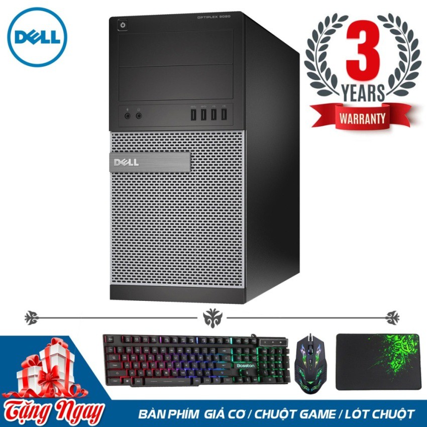 Máy tính văn phòng Dell Optiplex 9020 MT (Core i5 4570, Ram 32GB, SSD 240GB, HDD 1TB) + Quà Tặng - Hàng Nhập Khẩu | BigBuy360 - bigbuy360.vn
