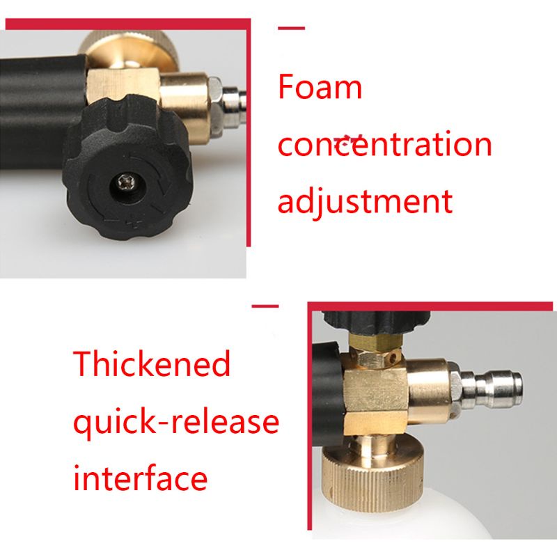 Bình xịt bọt tuyết rửa xe hơi áp suất cao 1/4&quot;