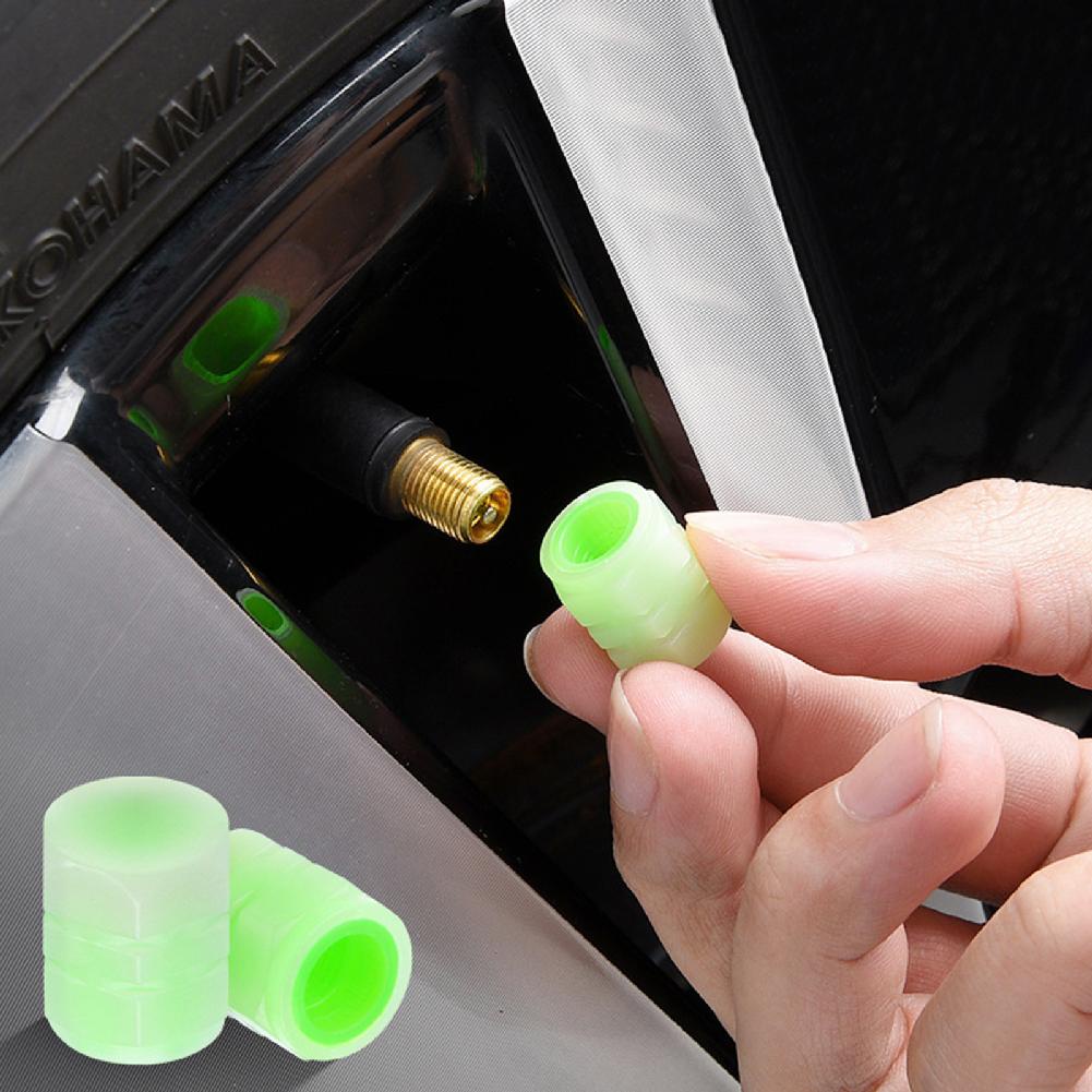 Set 4 Vỏ Van Bánh Xe Dạ Quang Thông Dụng