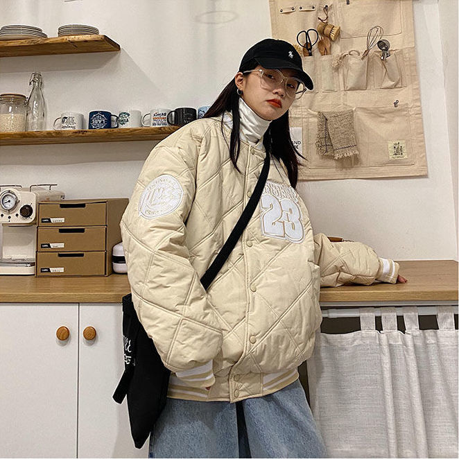 Áo Khoác Bóng Chày In Chữ Thời Trang Nữ Tính | BigBuy360 - bigbuy360.vn