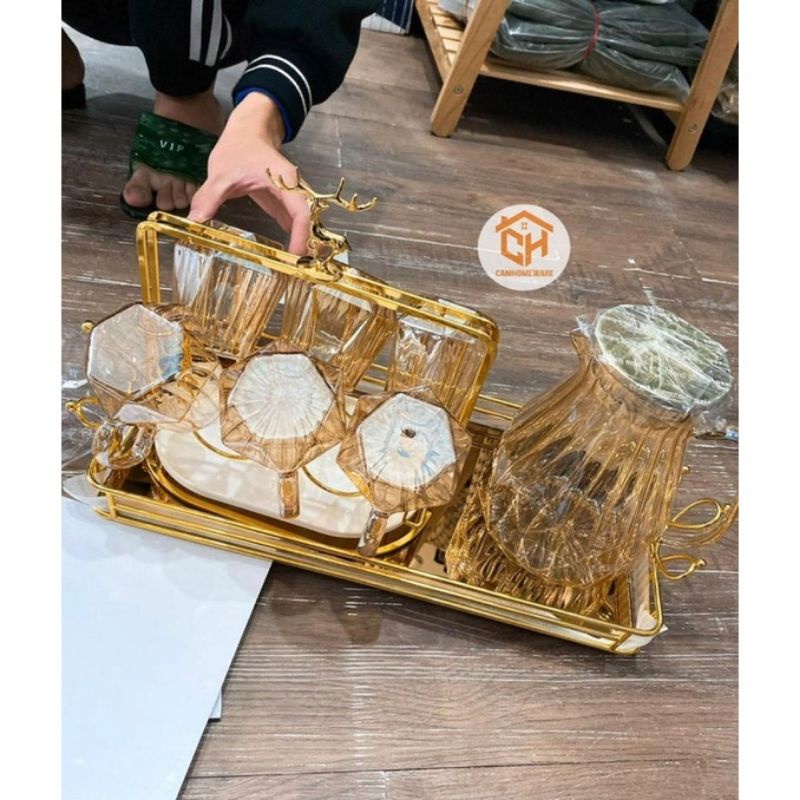 KHAY PHA LÊ VƯƠNH MIỆNG CHỮ NHẬT TRÁNG GƯƠNG