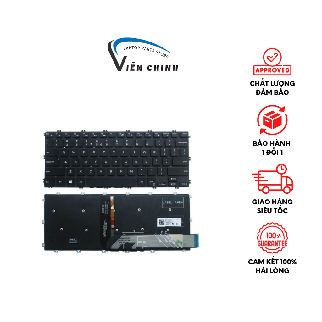 Bàn phím laptop Dell Inspiron 5480 5481 5482 5485 5488 5491 5580 5582 5585