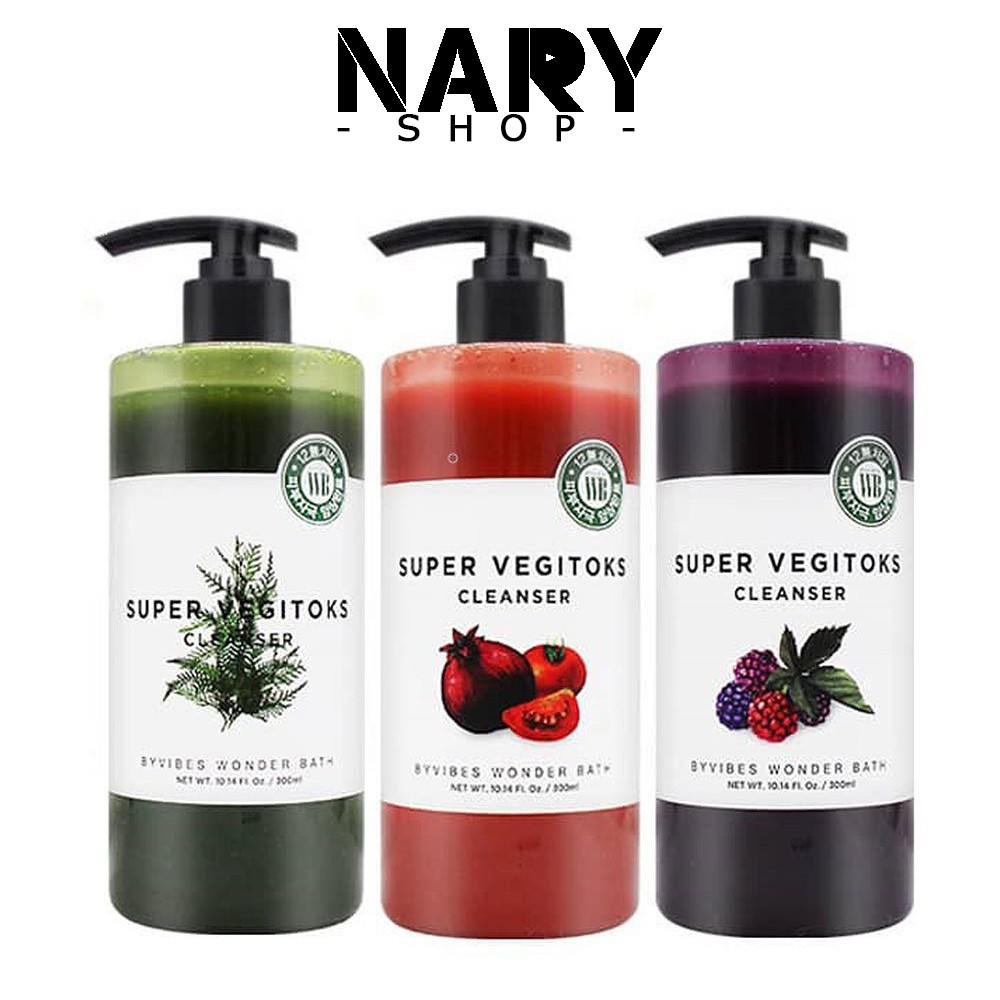 Sữa rửa mặt rau củ thải độc Wonder Bath Super Vegitoks Cleanser