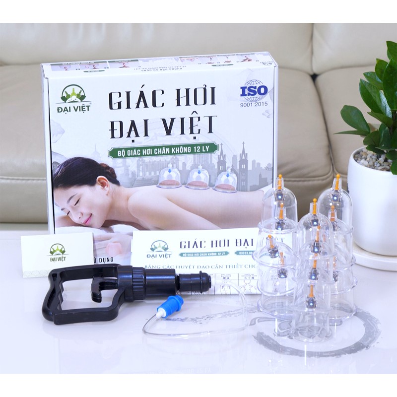 Bộ Giác Hơi 24 ly Đại Việt Đạt kiểm định an toàn sức khỏe kèm dây nối