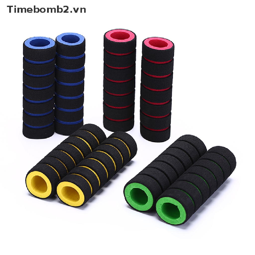 Bộ 2 Vỏ Bọc Tay Cầm Xe Máy / Xe Đạp Bằng Xốp Chống Trượt Tiện Dụng