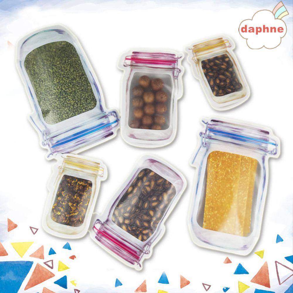 DAPHNE MASON Set 5 Túi Zip Đựng Thực Phẩm An Toàn Tiện Lợi