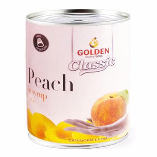 Đào ngâm đóng hộp Golden Classic lon 820gr - Gia store