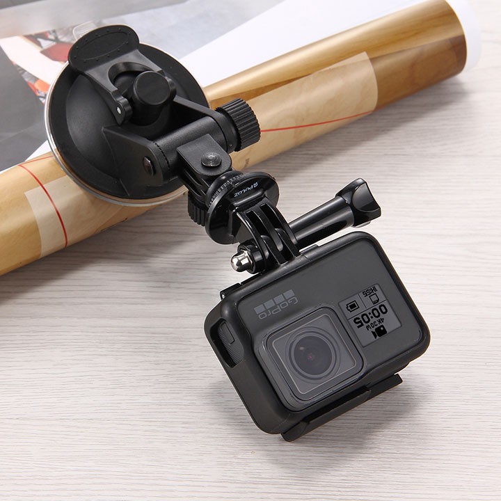 Giá đỡ gắn GoPro và Action Cam lên kính xe hơi Puluz