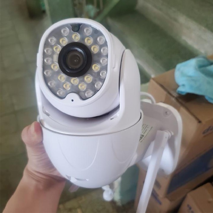 Camera IP ngoài trời X6000S 26 Bóng LED Xoay 360 độ FullHD 1080P chống nước chống bụi dùng ứng dụng Yoosee