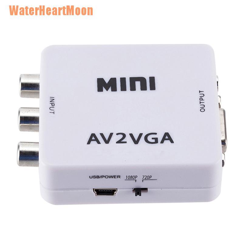 Bộ Chuyển Đổi Video Từ Av Rca Sang Vga Hd 1080P Tv | BigBuy360 - bigbuy360.vn