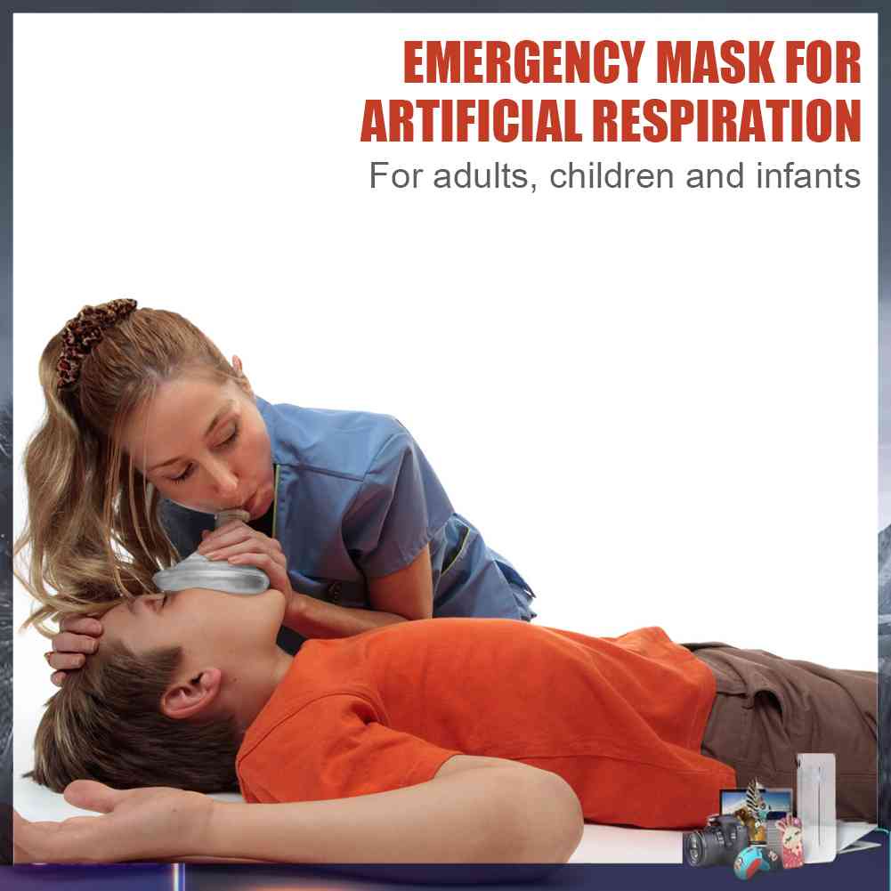 Mặt Nạ Thở CPR Có Van Thở Nhân Tạo Một Chiều Có Thể Tái Sử Dụng