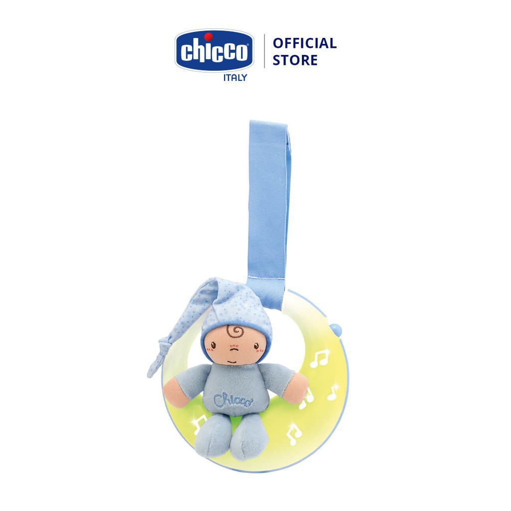 Đèn phát nhạc mặt trăng Chicco hồng / xanh