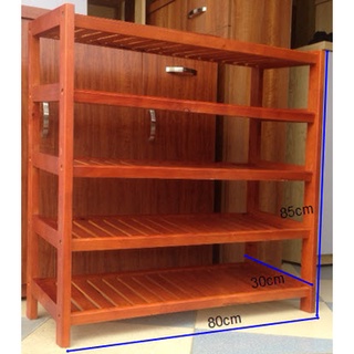Tủ giày dép, kệ để giày dép, kệ giày gỗ 5 tầng, tủ giầy gỗ tự nhiên