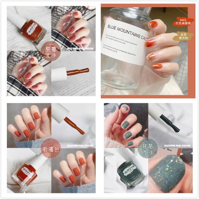 Sơn móng tay 8ml nhiều màu đơn giản tuỳ chọn