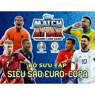 Bộ thẻ Euro-Copa 2020 80 thẻ
