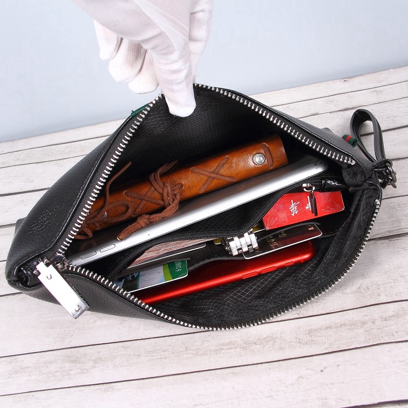 Man Fashion Trend Portable Leather Bag