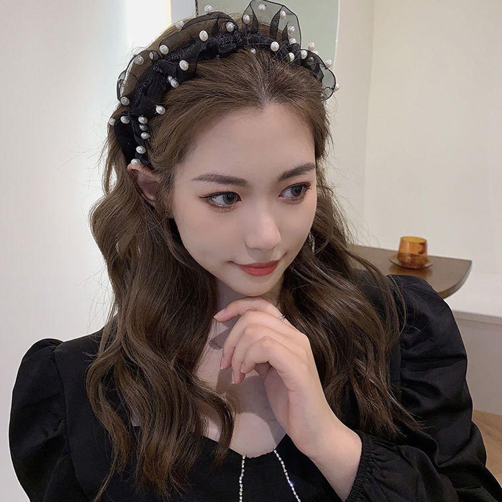 Băng Đô Cài Tóc VANES1 Phong Cách Cổ Điển Ngọt Ngào Cho Nữ