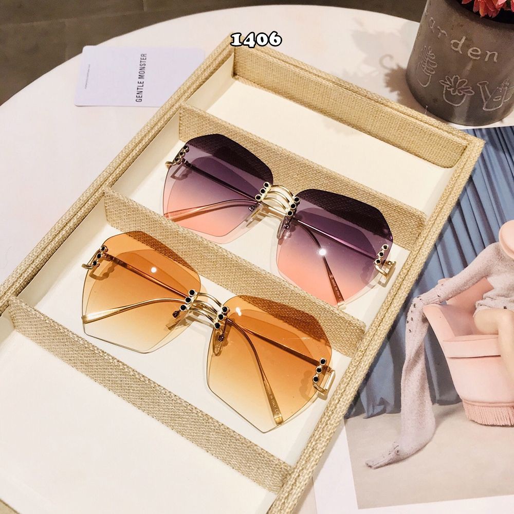 Mắt kính nữ phong cách vintage thời trang❤️FREESHIP❤️kính mát hàn quốc ulzzang M1406