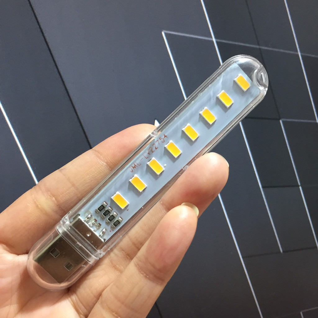 Đèn LED USB 8 bóng Mini