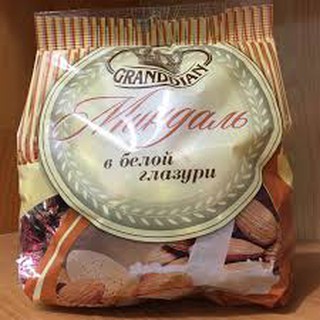Kẹo socola trắng hạnh nhân nga grand dian 450g