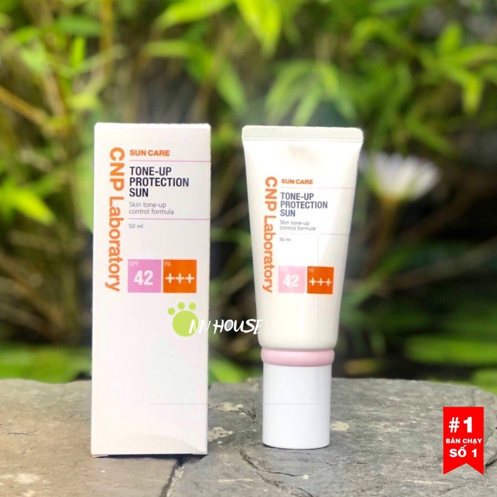 Kem chống nắng nâng tone CNP Laboratory tone-up protection sun SPF42 PA+++ - kcn Hàn Quốc cho da dầu - NN HOUSE