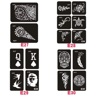 KHUÔN HENNA MÃ E 21x29cm (không kèm mực)