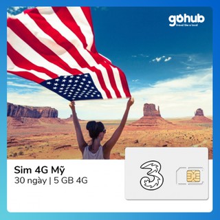 SIM Du lịch Mỹ 30 ngày – 5GB 4G