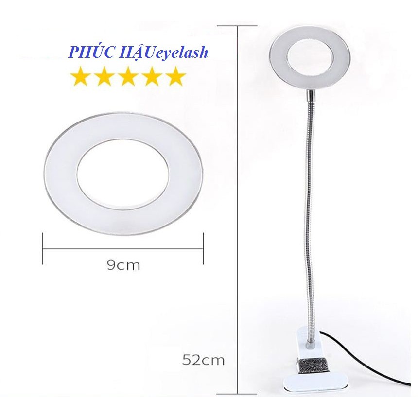 Đèn led mini kẹp bàn nối mi, đèn led kẹp bàn làm nail,học tập,đèn đa năng