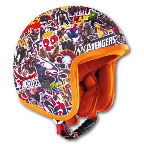 Sticker Dán Mũ Bảo Hiểm, Laptop, Mũ, Sổ Chống Nước Hoạt Hình Siêu Anh Hùng Avengers Cute (50 Miếng)