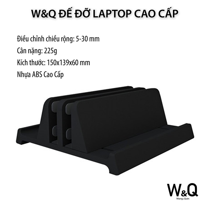 Sẵn VN - Đế dựng Macbook/ Surface/ iPad / Laptop giá đỡ kép hợp kim nhôm dạng đứng / Nhựa ABS Cao Cấp cho góc làm việc