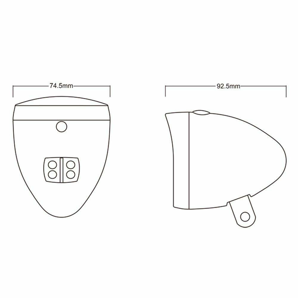 Đèn Pha Xe Đạp Phong Cách Cổ Điển Chất Lượng Cao