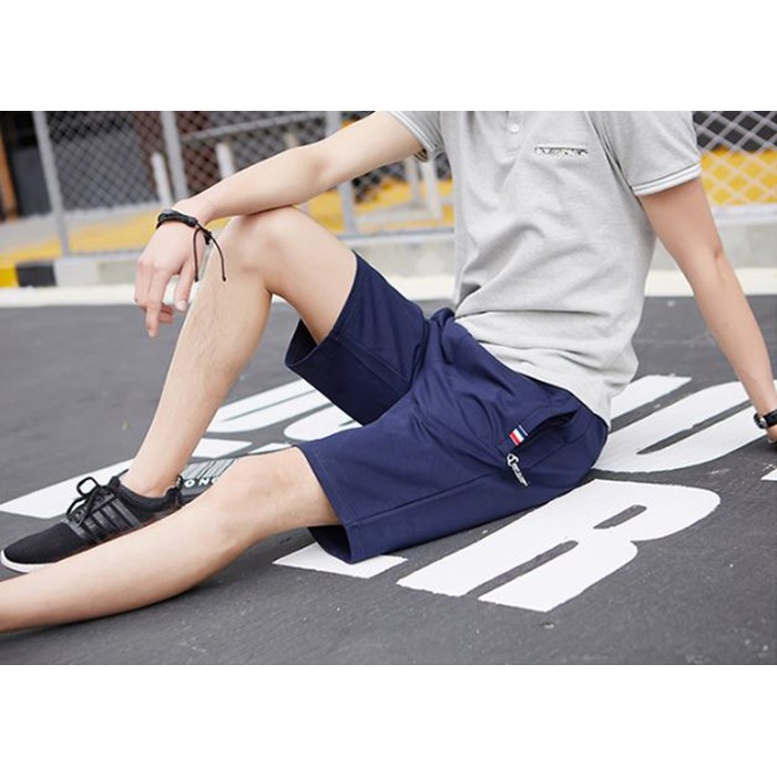 Quần Short Nam trẻ trung mới lưng thun dây rút thấm hút mồ hôi Có Khóa Túi Mới hè 2020 | BigBuy360 - bigbuy360.vn