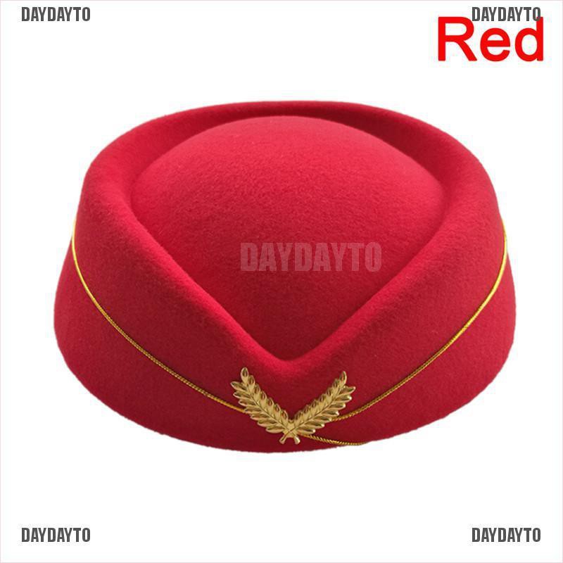 Daydayto D Mũ Len Hóa Trang Tiếp Viên Hàng Không Dành Cho Nữ