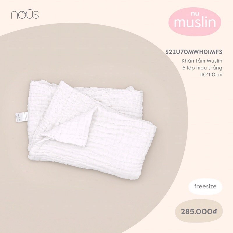 Khăn tắm cao cấp Muslin