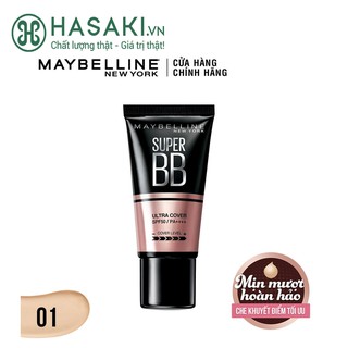 Kem Trang Điểm Maybelline Super BB Super Cover SPF50/PA++++ (30ml)
