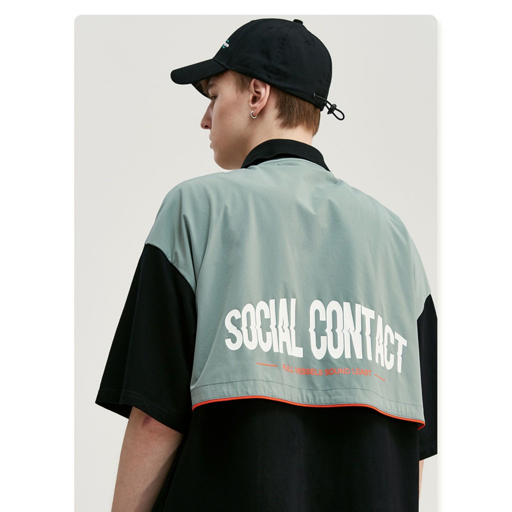 Áo polo unisex form rộng inflation thời trang cao cấp | BigBuy360 - bigbuy360.vn