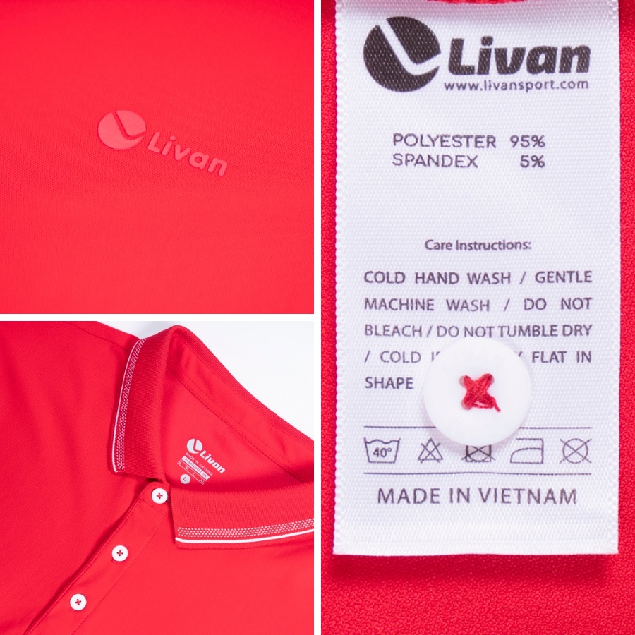 Áo Polo Nữ Livan Sport Màu Hồng New Daily Thanh Lịch Chống Nhăn Nhàu Kháng Khuẩn Cao Cấp