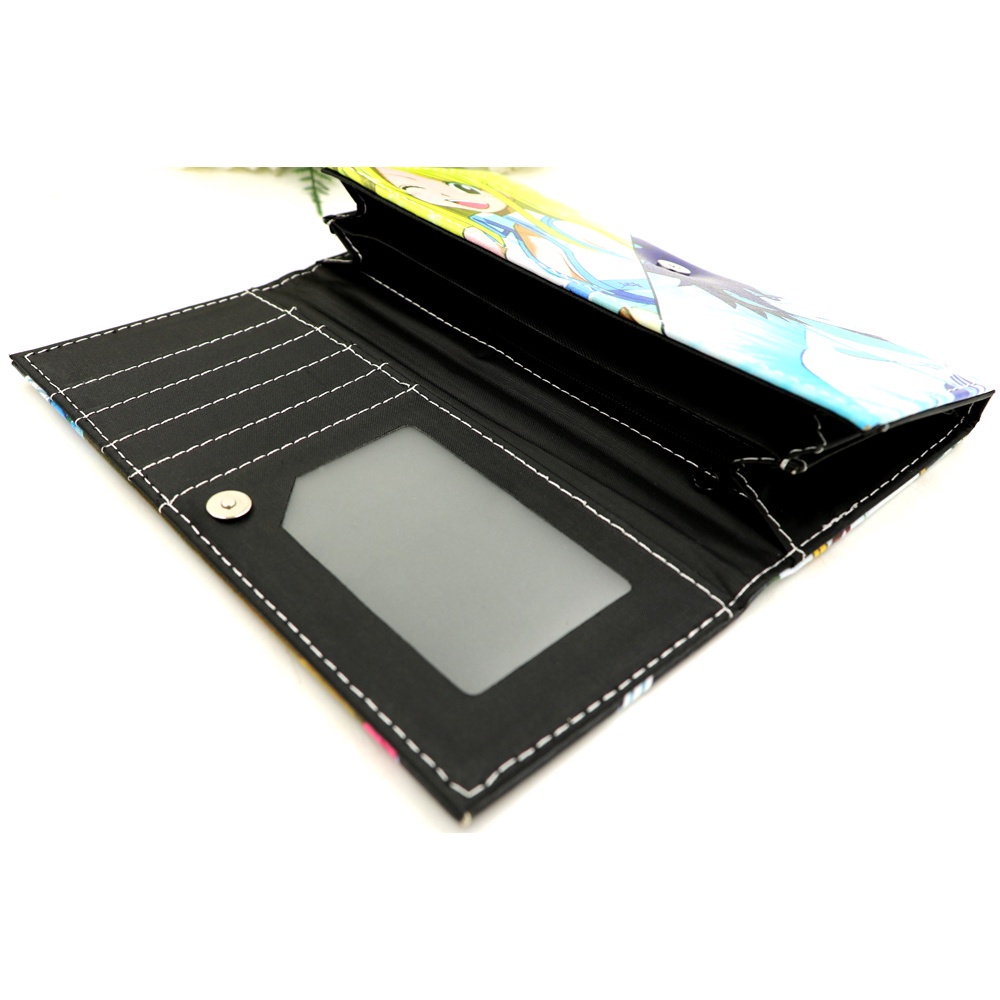 Ví Da PU Dài Họa Tiết Hoạt Hình Kimetsu No Yaiba Demon Slayer Tomioka Giyuu Nezuko Thời Trang