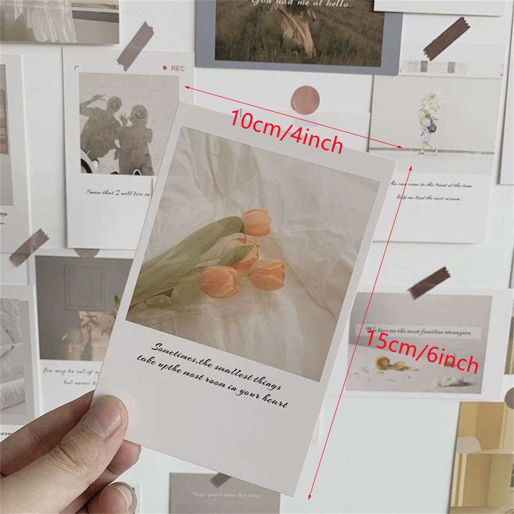 Set 30 Tấm Bưu Thiếp Diy Sáng Tạo Làm Phụ Kiện Chụp Ảnh Nghệ Thuật