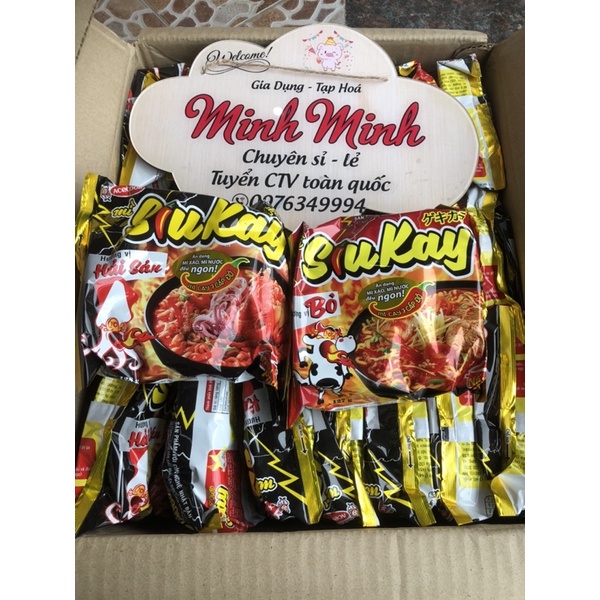 Mì SiuKay trộn, nấu 128g đủ vị