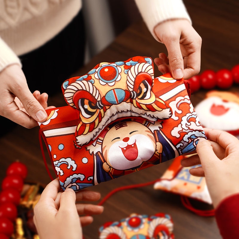 🧧2024 Bao lì xì hình hổ dễ thương cho năm mới
