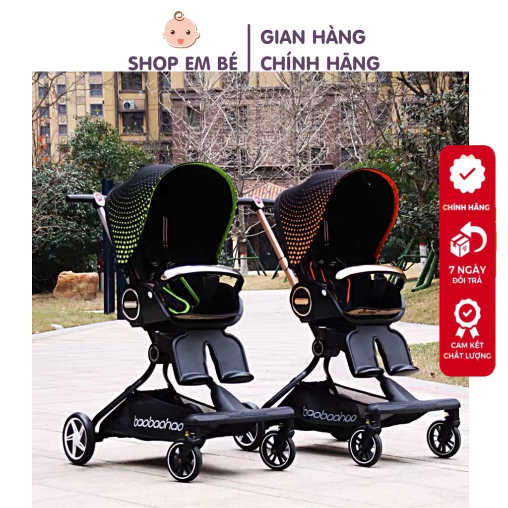 Xe đẩy cho bé V9 gấp gọn 3 tư thế nằm, ngả, ngồi, đẩy 2 chiều cho trẻ sơ sinh từ 0-5 tuổi - 𝗦𝗵𝗼𝗽 𝗘𝗺 𝗕𝗲́