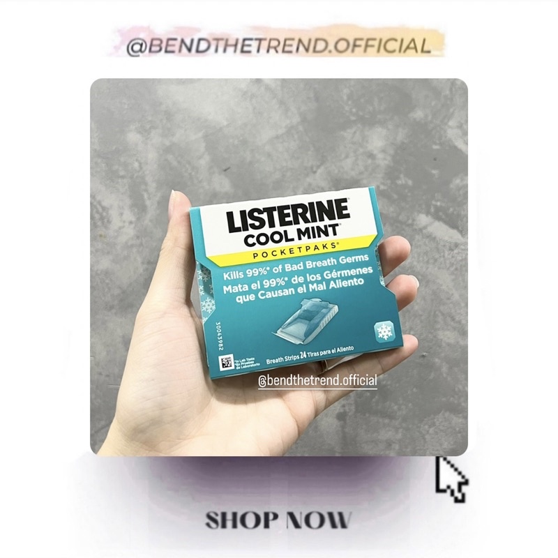 [AUTH-ĐỦ BILL] MIẾNG NGẬM THƠM MIỆNG LISTERINE BỎ TÚI VĨ 24MIẾNG