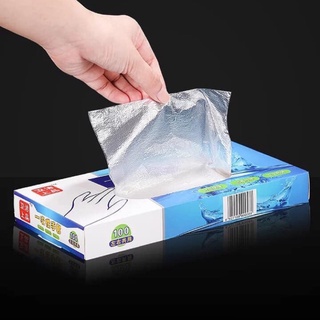Hộp 200 găng tay nilon dùng 1 lần