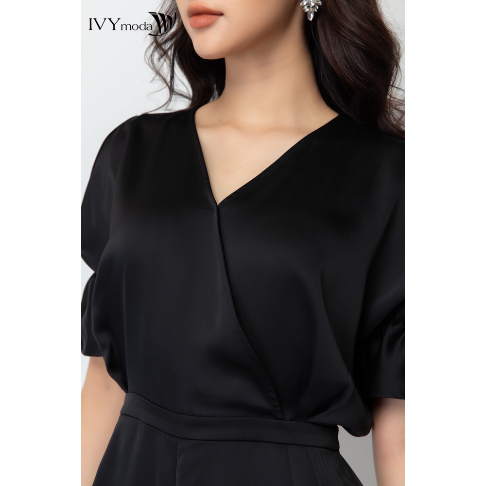 [NHẬP WABRTL5 GIẢM 10% TỐI ĐA 50K ĐH 250K ]Jumpsuit tay cutout IVY moda MS 18M6656